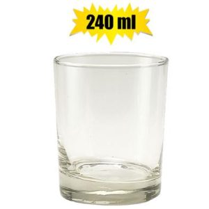 TUMBLER GLASS 240ml WHISKY