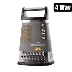 GRATER 4-WAY S/S BLACK XCLUSIV