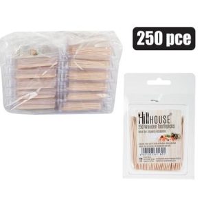 TOOTHPICKS WDN 250PCE CLAMSHL HILLHOUSE