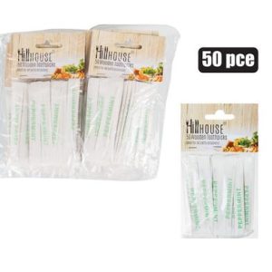 TOOTHPICKS WDN 50PC WRAP MINT HILLHOUSE