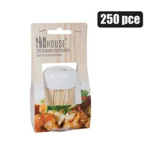 TOOTHPICKS WDN 250PC IN-HOLDER HILLHOUSE