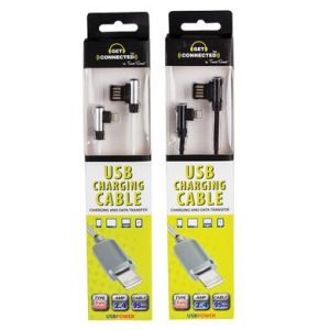 USB CABLE CHARGER LIGHTNING SIDE JACK 1m