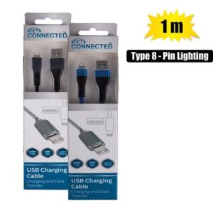 USB CABLE LIGHTNING 3.0 AMP 1m