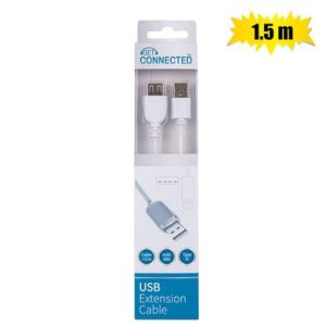USB CABLE EXTENSION M/F 1.5m