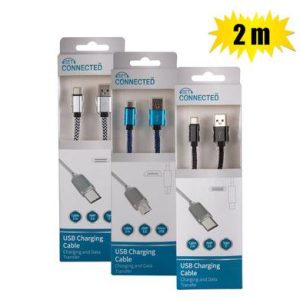 USB CABLE MICRO USB 3.0 AMP 2m