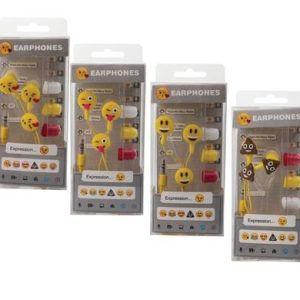 EARPHONES MINI EMOJI ASSTD