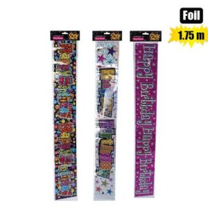 PARTY BANNER CELEBRATION FOIL 1.75m