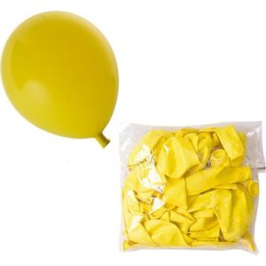 BALLOONS HELIUM 1PC YELLOW F-01