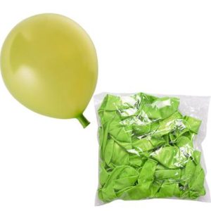 BALLOONS HELIUM 1PC METALLIC L/GRN F-01