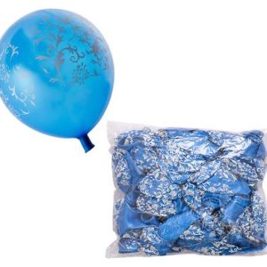BALLOONS HELIUM 1PC DESIGN BLUE F-01