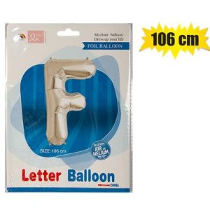 BALLOONS HELIUM FOIL SILVER F 106cm F-04