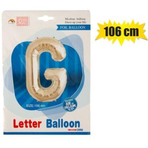 BALLOONS HELIUM FOIL SILVER G 106cm F-04