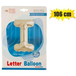 BALLOONS HELIUM FOIL SILVER I 106cm F-04