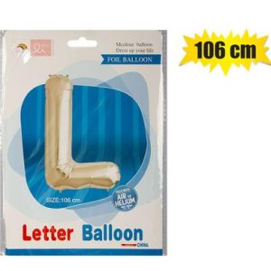 BALLOONS HELIUM FOIL SILVER L 106cm F-04