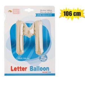 BALLOONS HELIUM FOIL SILVER M 106cm F-04
