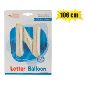 BALLOONS HELIUM FOIL SILVER N 106cm F-04