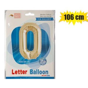BALLOONS HELIUM FOIL SILVER O 106cm F-04