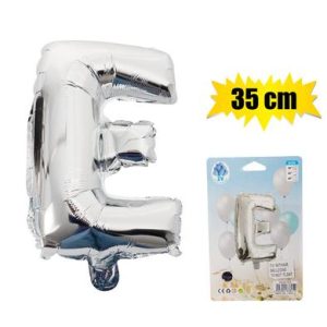 BALLOONS FOIL SILVER E 35cm