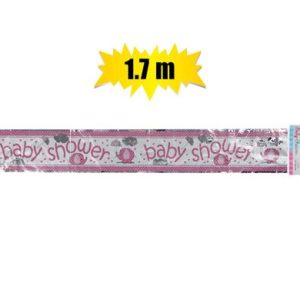 PARTY BANNER BABY SHOWER FOIL GIRL 1.75m