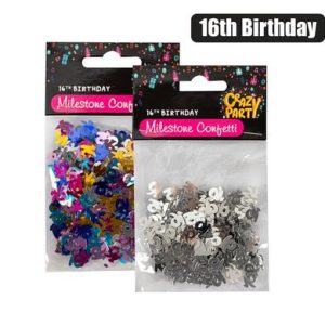 PARTY CONFETTI MILESTONE 16 15g
