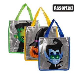 HALLOWEEN TRICK OR TREAT BAG SHINY ASSTD