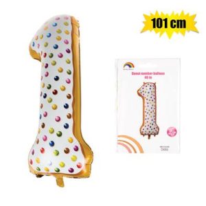 BALLOON HELIUM FOIL DONUT 1 101cm F-04