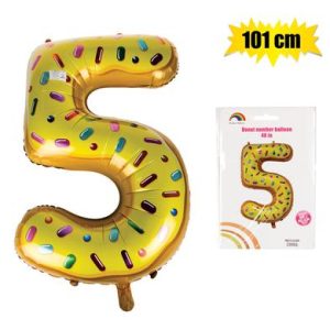 BALLOON HELIUM FOIL DONUT 5 101cm F-04