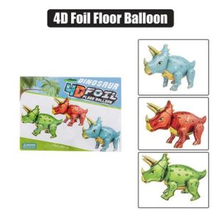 PARTY BALLOON FOIL FLOOR DINOSAUR