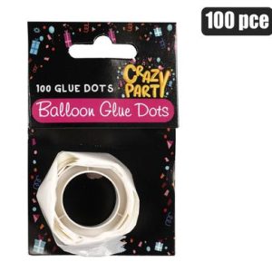 PARTY BALLOON DECOR GLUE DOTS 100pc