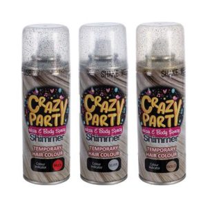 PARTY-SPRAY GLITTER ASSTD SILV/GOLD