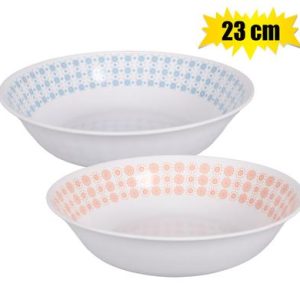 MELAMINE ASSORTED SALAD BOWL 23cm
