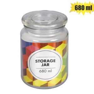 STORAGE-JAR GLS 10X14CM 680ML