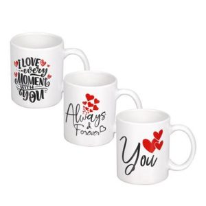 MUG OCCASIONS LOVE STRAIGHT SHAPE ASSTD