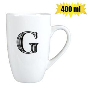 MUG DAILY TALL LETTER G,400ml