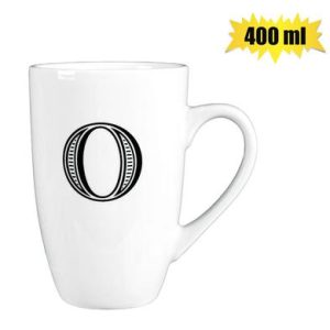 MUG DAILY TALL LETTER O,400ml