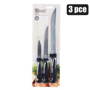 KNIFE-SET 3PCE UTILITY HILLHOUSE