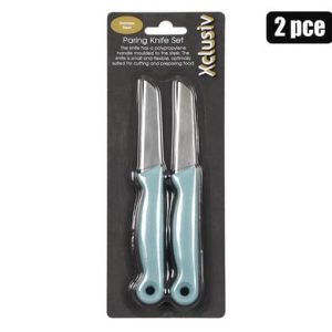 KNIFE-SET 2PC W/COLOUR HANDLES