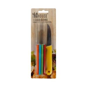 KNIFE-SET 5PC UTILITY COLOURS HILLHOUSE