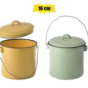 FOOD CARRIER 16cm ENAMEL BILLY CAN