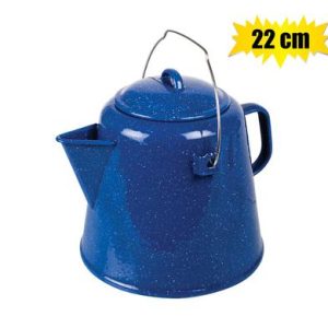 COFFEE POT ENAMEL 22cm W/LID JUMBO