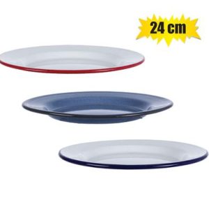 PLATE ENAMEL 24cm DINNER
