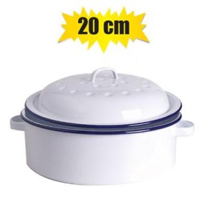 ROASTER ENAMEL 1st-GRADE ROUND 20cm