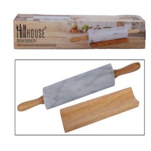 ROLLING-PIN MARBLE WDN-STAND HILLHOUSE
