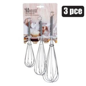 EGG-WHISK SS 30x25x20cm 3PCE HILLHOUSE