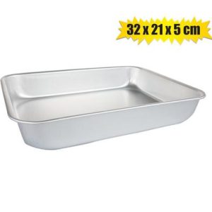 BAKEWARE ALU RECTANGLE 32x21x5cm