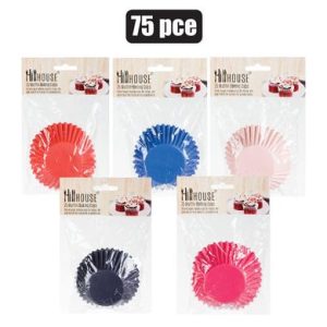 BAKING-CUP PAPER MUFFIN 75PCE ASSTD