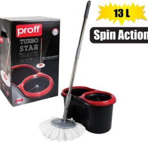 MOP MICROFIBRE & 13L BUCKET SPIN ACTION