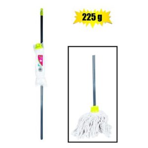 MOP COTTON HEAD 225g GREY/LIME