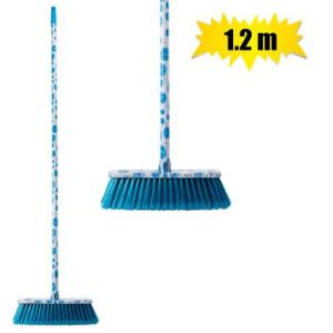 BROOM FLORAL PRINT 1.2m HANDLE