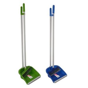 DUSTPAN 75cm HOOK HANDLE & FLAT BROOM